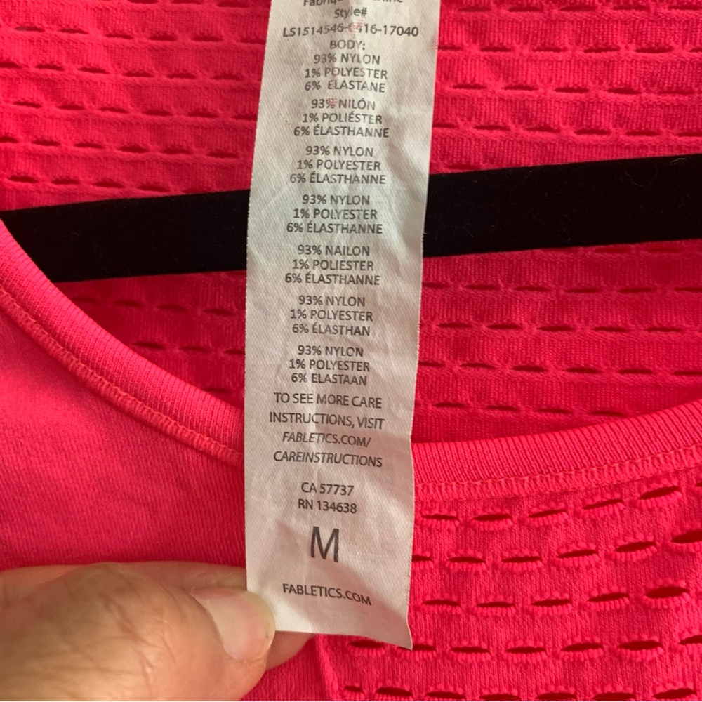 Fabletics Workout Activewear Top - Picture 4 of 7